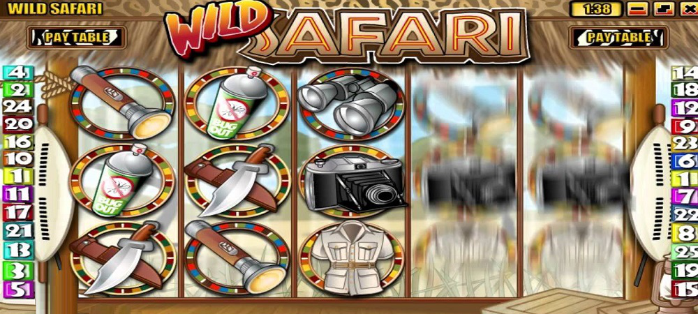 Mașină de slot Wild Safari 